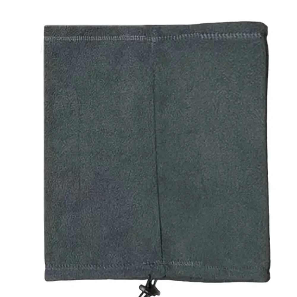 Grey Fleece Neck Warmer Gaiter Windproof Thermal Scarf Unisex Winter NWT - Picture 3 of 9